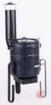 Thorma kotlíková souprava 15 l - černá - ohřívač vody na dřevo